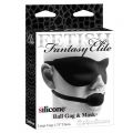 FETISH FANTASY ELITE MORDAZA Y MASCARA GRANDE NEGRA